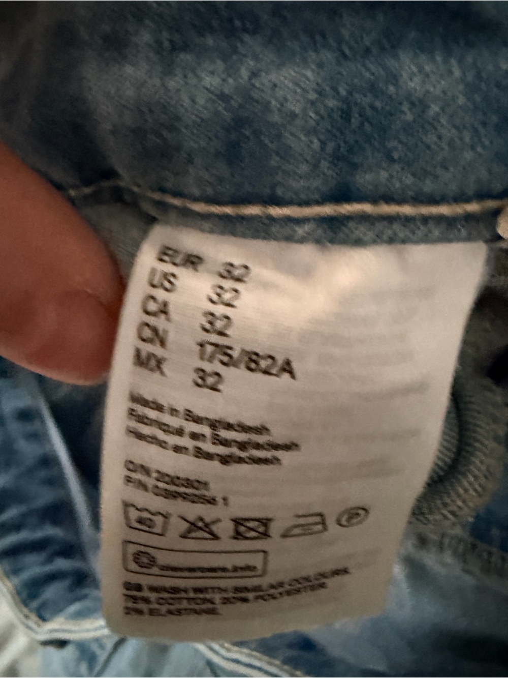 Skinny Light Blue Denim Jeans - Classic Casual Fit - Picture 3 of 5
